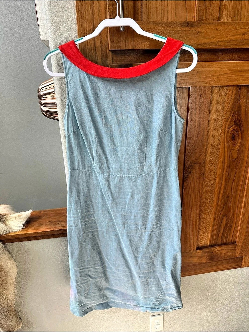 Vintage Boden Dress Blue & Red Size 6